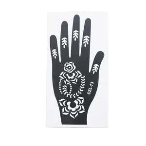 Hot Selling Hand Painting India Mehndi Henna Tattoo Stencil