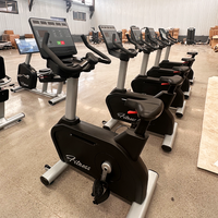 Bicicleta Estática Comercial Vertical con Pantalla LED, Resistencia Magnética Autogenerada, 20 Niveles de Intensidad, Bicicleta de Ejercicio para Gimnasio y Fitness