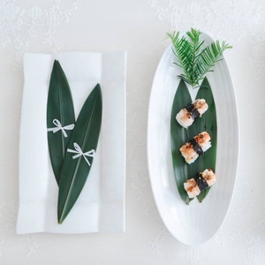 100 pz/pacco organico fresco Sushi foglie <span class=keywords><strong>di</strong></span> bambù decorazione alimentare <span class=keywords><strong>foglia</strong></span> - Product Image 6