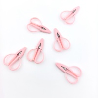 Ciseaux multifonctionnels miniatures en acier inoxydable rose clair 6,5 cm, accessoires de couture, broderie, DIY, point de croix