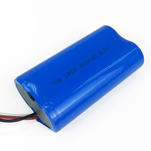 2S1P Cilíndrico 14500 Paquetes 6,4 V 600mAh Baterías de iones de litio Fuente de alimentación recargable para luces de salida con respaldo de batería - Product Image 4