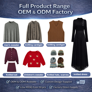<span class=keywords><strong>Pull</strong></span> <span class=keywords><strong>en</strong></span> coton personnalisé pour femme, motif peint, tricot lourd 7GG, jacquard rétro, fabrication OEM ODM, vente <span class=keywords><strong>en</strong></span> gros, faible MOQ - Product Image 6
