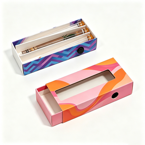 Caja de cartón resistente y duradera con cajón extraíble, cierre deslizante a prueba de niños, para exhibición de productos en tiendas minoristas y paquetes de regalo. - Product Image 4