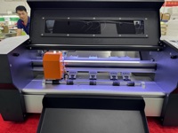Cortadora de etiquetas máquina troqueladora digital inteligente A3 + hoja adhesiva cortadora de papel de corte de contorno de alimentación automática
