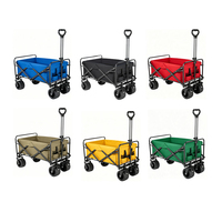 Nouveauté : chariot de camping ultra-compact pliable avec roues tout-terrain détachables pour les excursions à la plage
