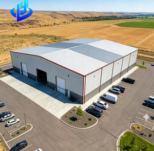 Nave Industrial y Taller Prefabricados de Acero de Alta Calidad, Estructura de Acero Prefabricada Resistente al Fuego - Product Image 3