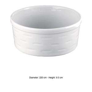จานอบซูเฟล่ทรงกลม 22 × 9.5 ซม. วางซ้อนกันได้ Mps - Product Image 3