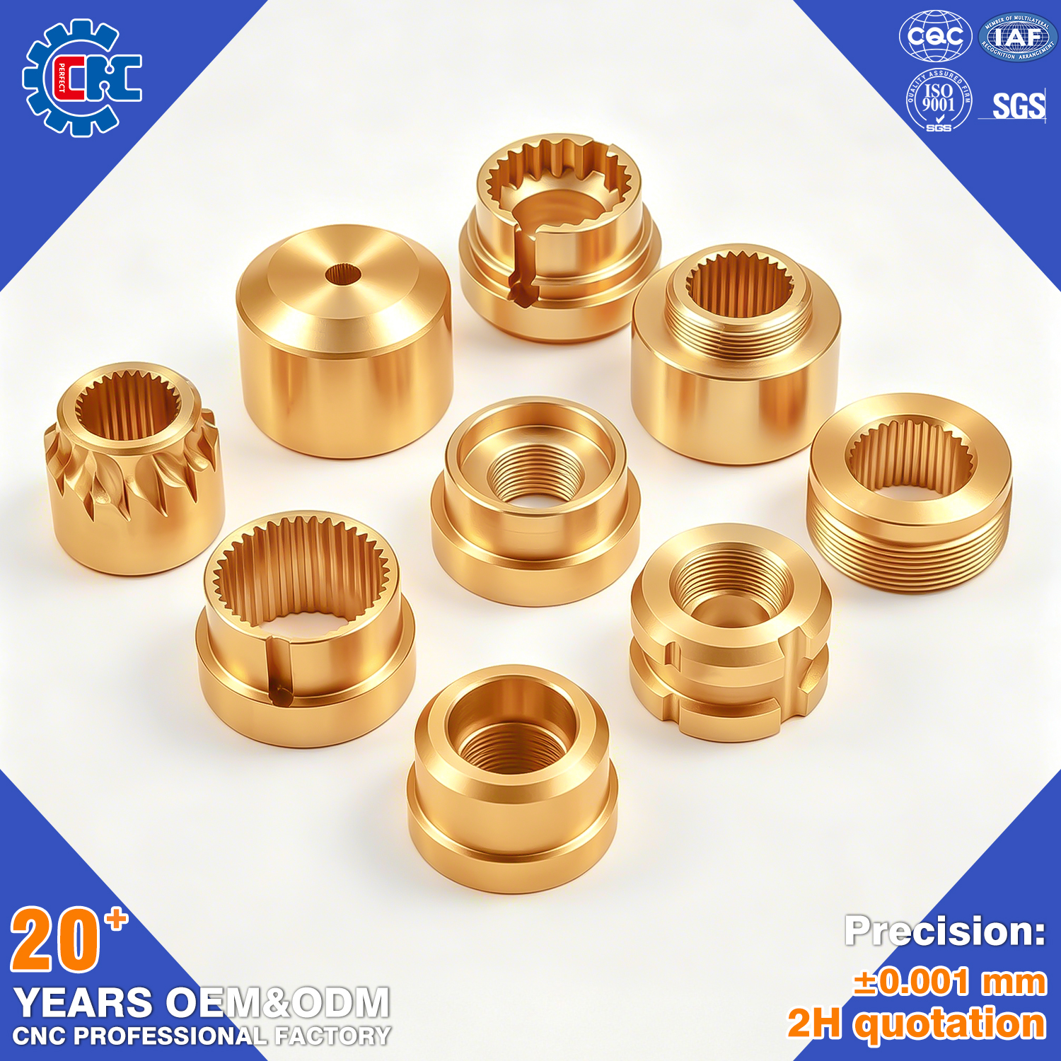 Precision Machined Brass Hardware | OEM Brass Prototype & Mass Production Parts