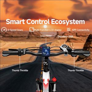 Vélo électrique hybride de ville EU Stock 48V 13.5AH HEADEER BK1350, vélo électrique tout-terrain, e-bike, bici, bicicletas eléctrica - Product Image 4