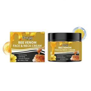 Marque privée 50g de crème pour le visage et le cou au venin d'abeille hydratante crème pour le visage lisse la peau - Product Image 1