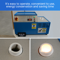 Four de fusion à induction électrique pour la fonte de l'acier, du fer et du platine, capacité de 1 à 3 kg d'or