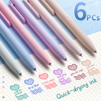 Stylos gel multicolores G5000 en gros, ensemble de stylos gel colorés, stylos gel en plastique