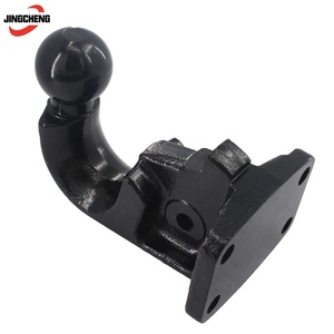<span class=keywords><strong>Boule</strong></span> d'<span class=keywords><strong>attelage</strong></span> robuste en acier allié 50 mm, norme européenne, design incurvé, <span class=keywords><strong>4</strong></span> <span class=keywords><strong>trous</strong></span>, fixation par bride, attache de remorquage pour véhicule, en stock - Product Image 1