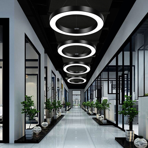 DGLUX Villa contemporaine <span class=keywords><strong>maison</strong></span> et bureau décorer la lumière personnaliser la taille Led suspension - Product Image 2