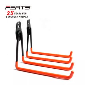 Crochet de rangement mural en forme de L pour Garage, cintre pour vélos, échelles, tuyaux de jardin, outils - Product Image 1