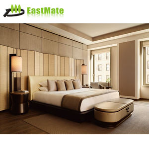 모던 클래식 디자인 빌라 침실 가구 세트, 호텔 아파트 및 침실용 맞춤 공장 원목 스타일 오크 패널 - Product Image 1