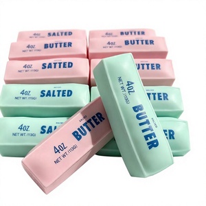 Bâton de beurre croustillant et craquant, beurre salé rose, bloc de cire anti-stress souple, beurre rempli pour blocs de construction, cadeau de vacances - Product Image 6