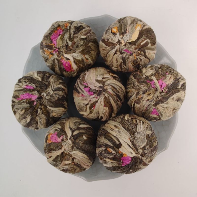 Handmade Craft White Tea Blooming Flower