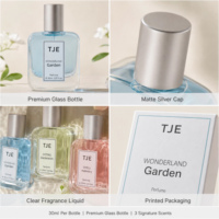 Collection de parfums 3-en-1, eau de parfum florale, ensemble de parfums avec logo personnalisé, vente en gros