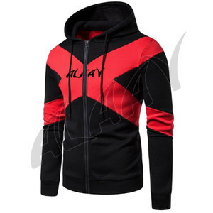 Sudadera con capucha de manga larga para hombre, ropa informal personalizada, con cremallera - Product Image 2