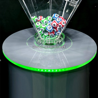 Luft geblasene Lotterie maschine mit Diamant zylinder für Lotto spiele DR50