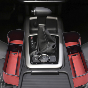 Leather <b>Car</b> Seat Organizer <b>Car</b> Gap Storage Box Leak-proof Storage Cup <b>Holder</b> <b>for</b> Wallet Phone <b>Coins</b> Keys Cards - Product Image 5