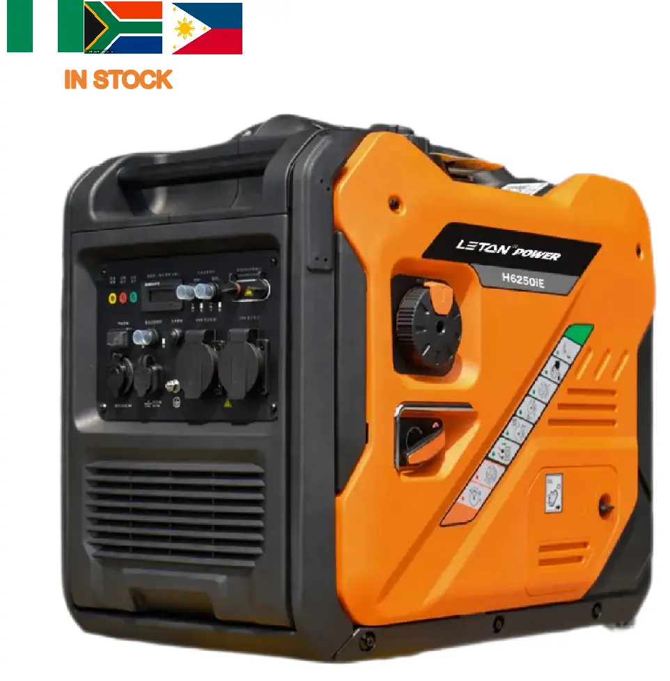 Generatore di corrente inverter portatile super silenzioso da 5000W 5kw generatore silenzioso inverter a onda sinusoidale pura