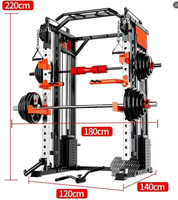 Station de musculation professionnelle multifonctionnelle avec système de poulies pour salle de sport