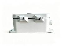 Boîtier de jonction étanche à base profonde pour montage au plafond et sur mur latéral pour caméra CCTV, boîte de dérivation en aluminium