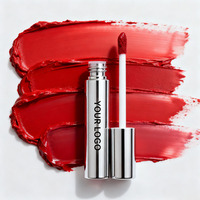 Tinte Labial en Barra Mate, Color Rojo, Larga Duración, Resistente al Agua, Hidratante, Anti-transferencia, Vegano, 10g