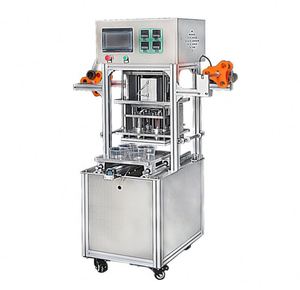 เครื่องซีลฟิล์มกล่องพลาสติกแบบกึ่งอัตโนมัติสำหรับงานพาณิชย์  แบบกำหนดเองได้  สำหรับฟิล์มด้านในกล่อง - Product Image 3