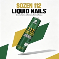 Colle de construction super résistante à prise rapide, non corrosive, sans perçage, SOZEN-112, clous liquides à usage général