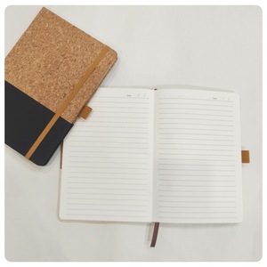 A5 Cork Creative Notebook Eco-Friendly PU <b>Wheat</b> Straw Patchwork Notepad Custom Logo Available Business Office Journal - Product Image 4