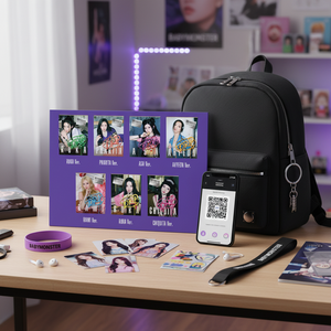 BABYMONSTER K-Pop Porte-clés 1st FULL [DRIP] YG TAG Album Livre Photo QR Carte Carte Postale Décoration Autocollant - Product Image 3
