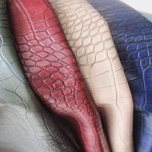 जूते बैग और सोफे के लिए फर्नीचर सजावट के लिए फर्नीचर सजावट के लिए कृत्रिम चमड़े की शीर्ष गुणवत्ता वाले pvc मगरमच्छ नकली चमड़े - Product Image 3