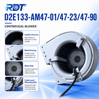 Ventilador Centrífugo Industrial de Doble Succión D2E133-AM47-01, Motor Duradero, Solución de Ventilación de Alto Flujo de Aire, Equipo de Automatización