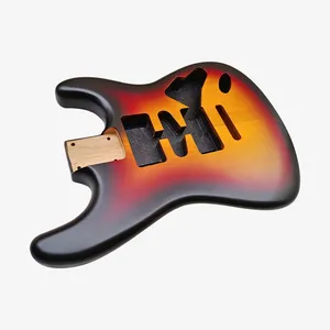 <span class=keywords><strong>Corps</strong></span> <span class=keywords><strong>de</strong></span> guitare ST <span class=keywords><strong>de</strong></span> haute qualité en aulne, configuration H-S-H, couleur Matt Sunset, pièce <span class=keywords><strong>de</strong></span> rechange pour style <span class=keywords><strong>Stratocaster</strong></span> - Product Image 3