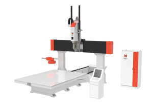 Centre d'usinage CNC à <span class=keywords><strong>portique</strong></span> à cinq axes Non métallique NOBOT N-JF-2230 broche HSK63F robuste 6KW - Product Image 2