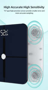 Für Welland Großhandel Smart Body Scales Haushalts elektronische Ziffer <span class=keywords><strong>Bmi</strong></span> Weigh Counter High-Tech Body Monitor - Product Image 3
