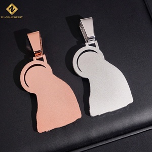 Hip Hop Pendant 925 <b>Silver</b> Rose Gold Plated Religious Madonna Pendant Moissanite Iced Out Catholic Themed Unisex <b>Charm</b> Pendant - Product Image 4