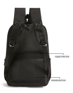 Mochila de Viaje Diaria Versátil 3 en 1 Convertible en Carro con Correa, Panel Trasero Transpirable, Ligera y Espaciosa - Product Image 5