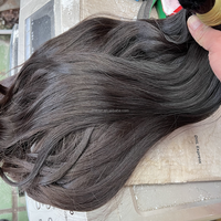 Cheveux vierges de qualité supérieure, brillants, soyeux, sans nœuds, cuticules alignées, vente en gros, faible chute, en vrac