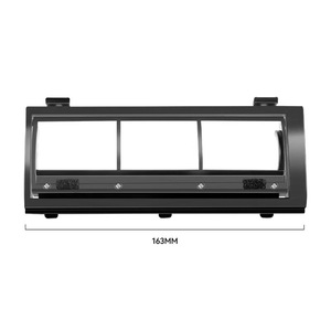 Compatible con Ecovacs Deebot N9 Plus, cubierta de cepillo principal de 163mm, accesorio de limpieza de suelos para el hogar, reutilizable, de plástico - Product Image 1