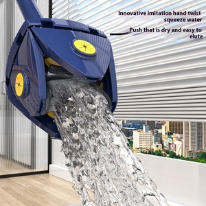 Khuyến mãi nóng: Cây lau nhà đa năng 3 trong 1, đầu xoay và miếng lau sợi nhỏ, dụng cụ vệ sinh gia đình, cây lau nhà hình tam giác - Product Image 4