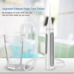 Cepillo de dientes eléctrico IPX7 de marca privada, resistente al agua, recargable, chorro de agua, 2 en 1, hilo dental - Product Image 4