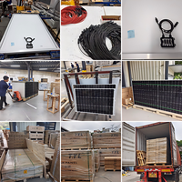 Sistema de Energía Solar de 12KW con Batería de Litio, Controlador MPPT Híbrido, Kit Completo con Inversor, Paneles, Cables, Sistema de Respaldo para Toda la Casa