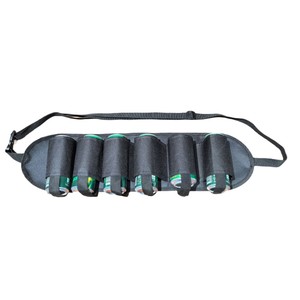 Ceinture porte-bière d'extérieur pour 6 canettes, en tissu Oxford noir, unisexe, pour les sports de plein air - Product Image 3
