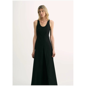 Vestido con cuello en U y relleno de seda de morera modal de alta densidad de la marca Simple Love - Product Image 6