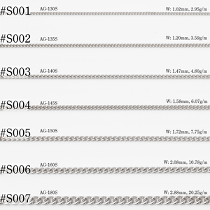 Wholesale 925 <b>Real</b> <b>Silver</b> 925 Machine Made Fashion Jewelry Swedge Chain <b>Necklaces</b> for Women - Product Image 1