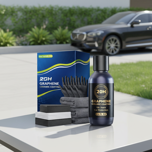 Recubrimiento Cerámico de Grafeno 20H para Autos, Protección de Pintura Nano Avanzada, Alto Brillo, Protección Hidrofóbica Extrema, 10 Años, 70ml - Product Image 5